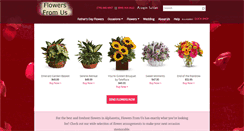 Desktop Screenshot of flowersfromus.net